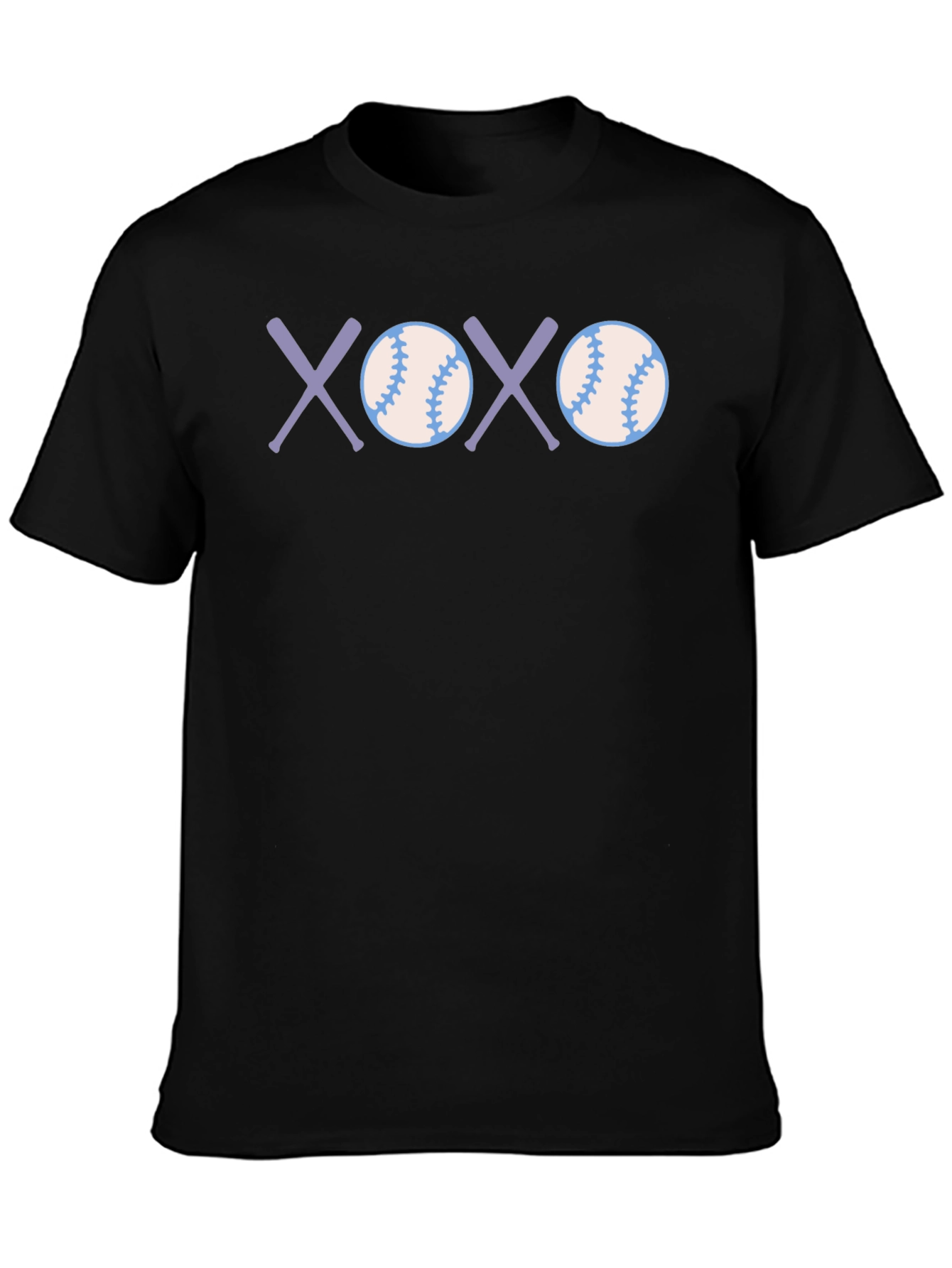 Baseball XOXO Graphic Tee - Soft Cotton Casual T-Shirt