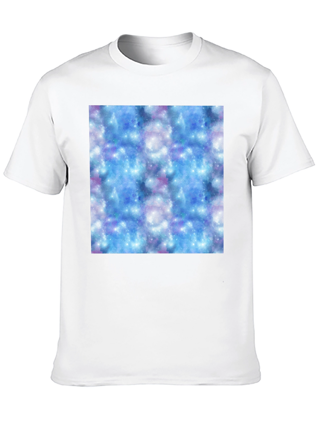 Galaxy Print Black T-Shirt