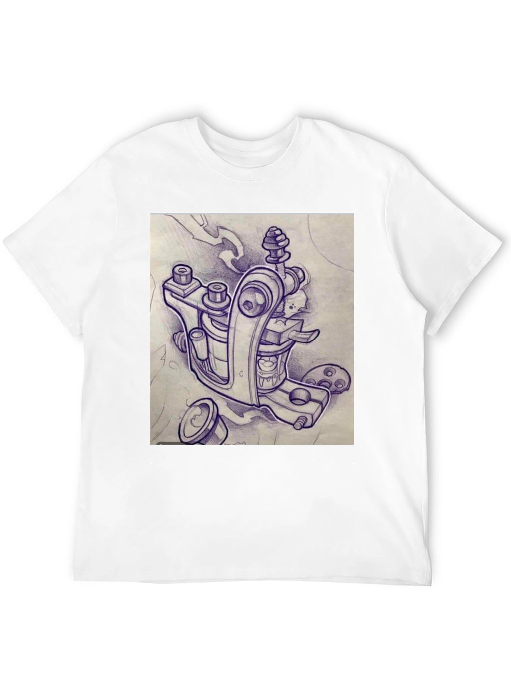 Tattoo Machine Sketch T-Shirt