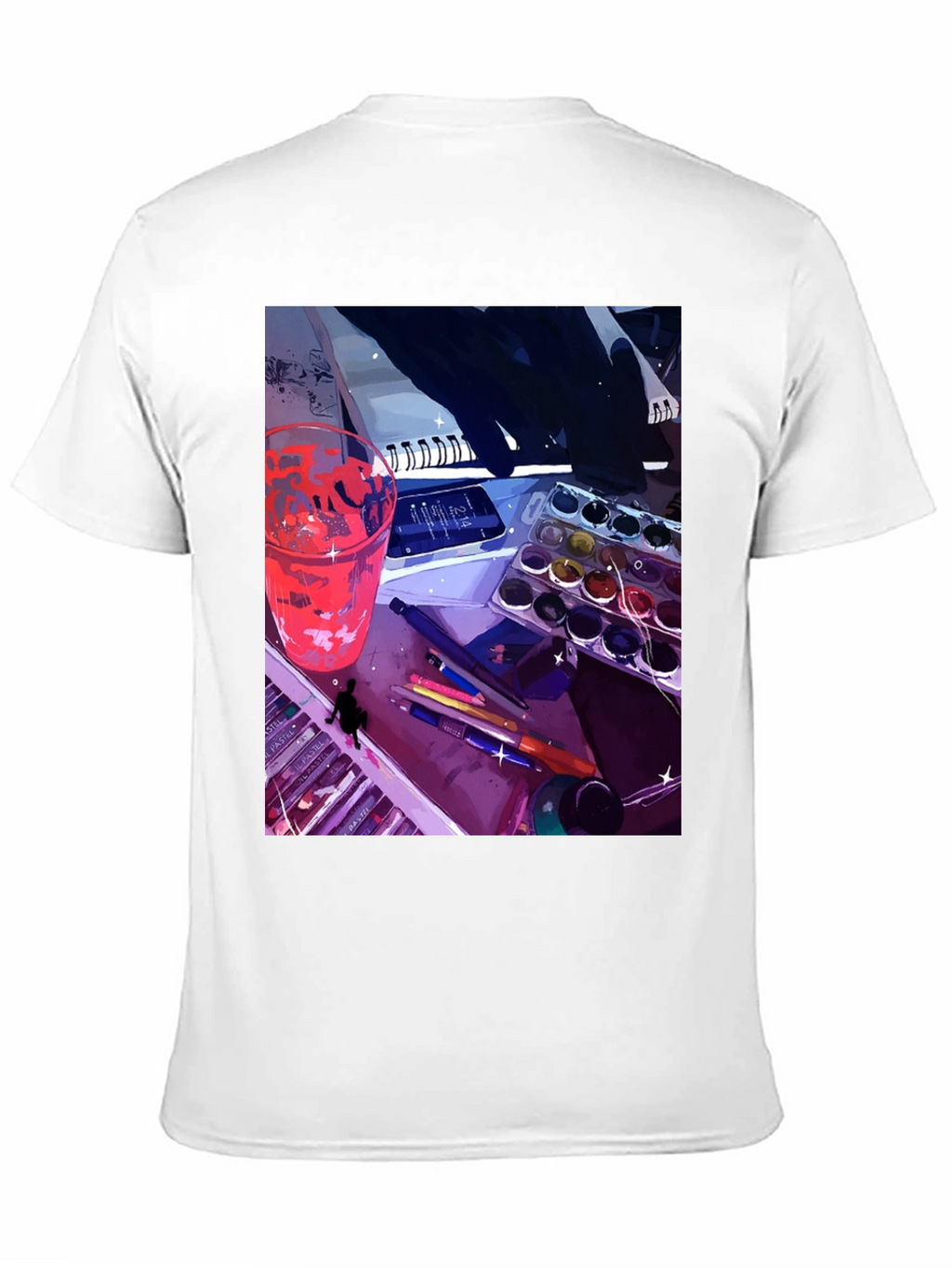 Artists Desk Graphic Tee - Creative Expression