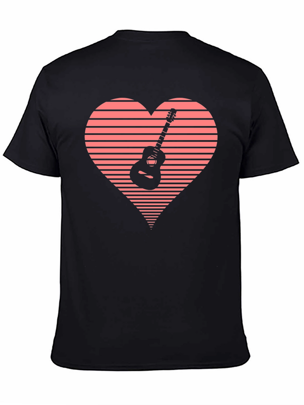 Guitar Heartbeat T-Shirt - Music Lover Tee