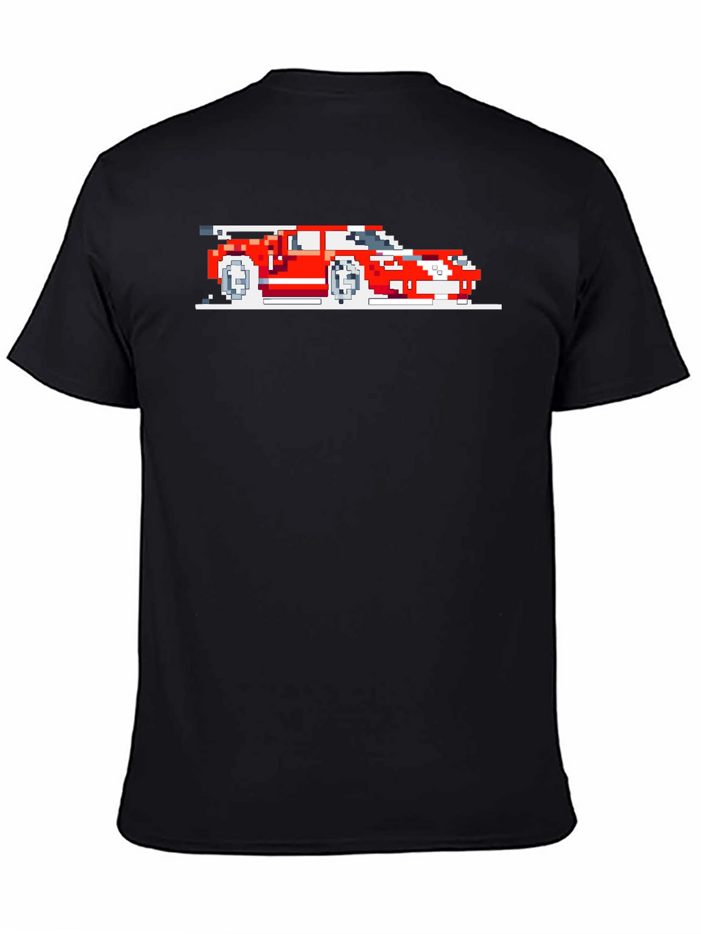 Pixel Art Car Graphic Tee - Retro Style