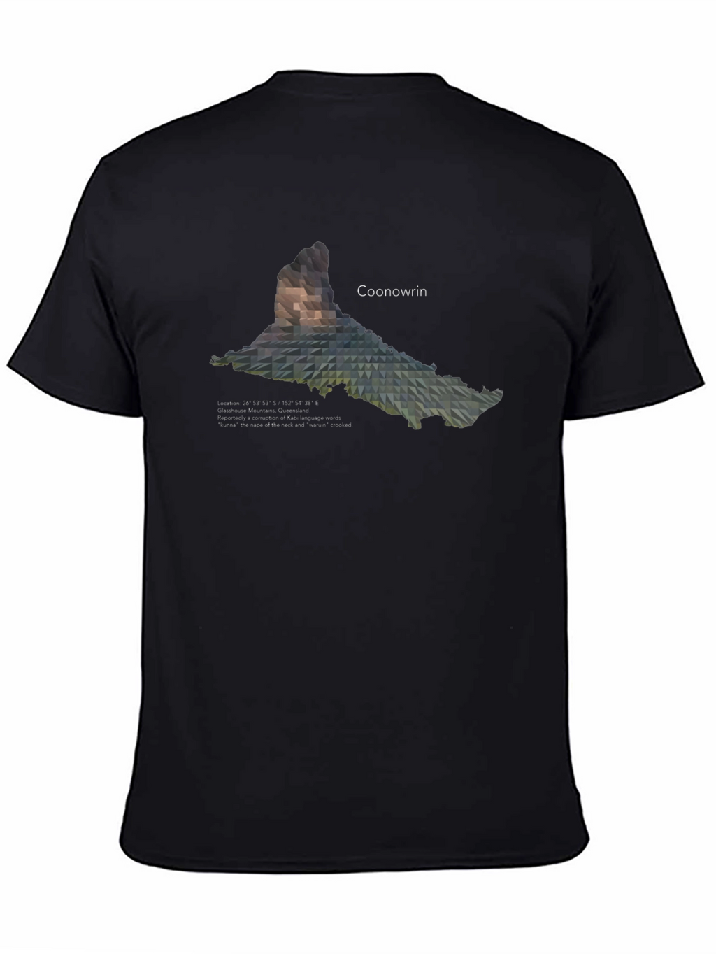 Coonowrin Mountain Geometric T-Shirt
