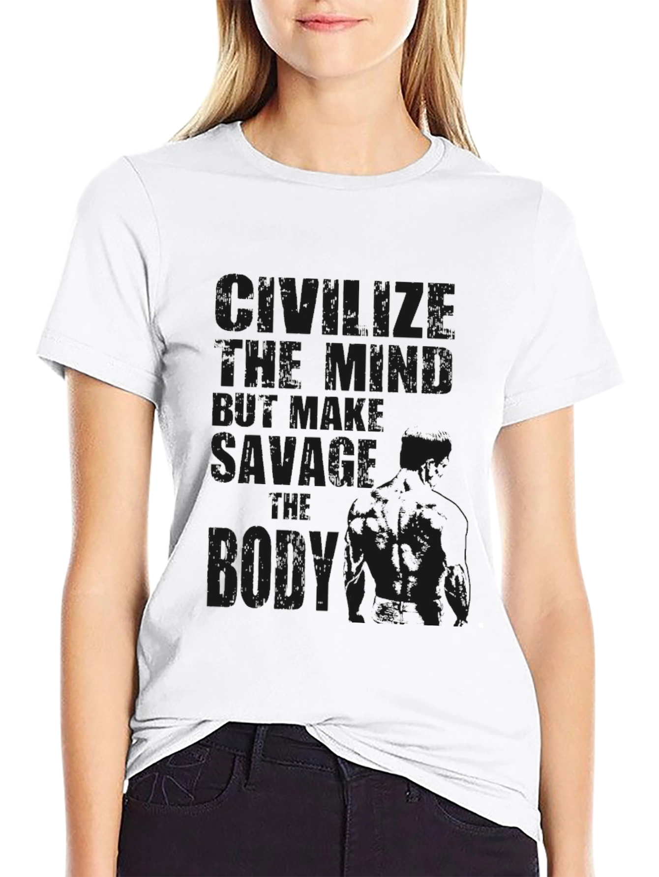 Savage Born T-Shirt - Mens Black Tee