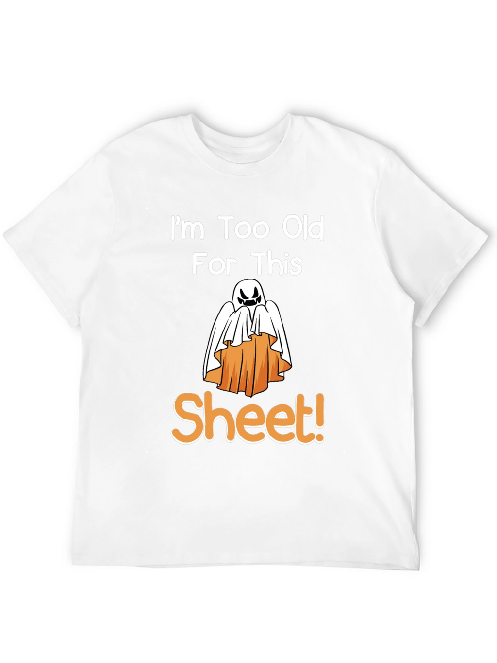 Funny Halloween Ghost Sheet T-Shirt