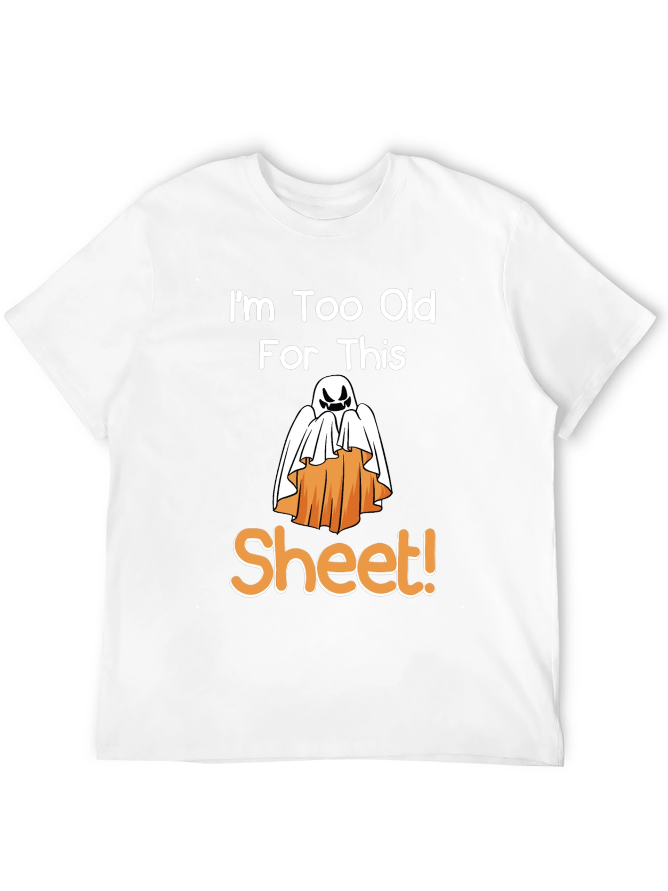 Funny Halloween Ghost Sheet T-Shirt