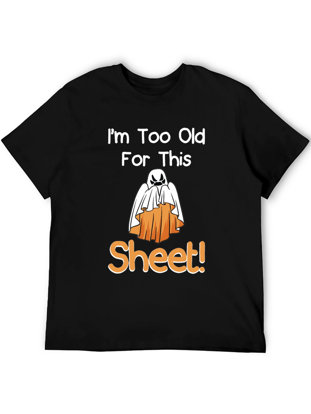 Funny Halloween Ghost Sheet T-Shirt