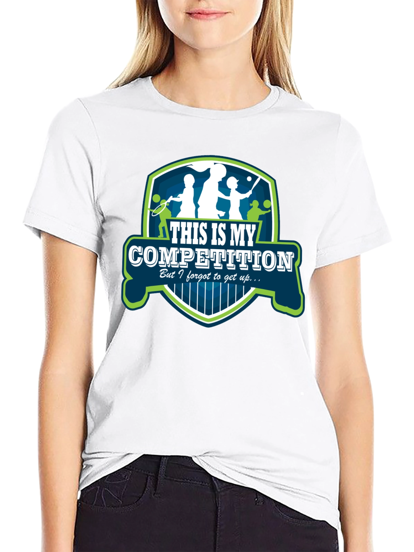 Funny Tennis T-Shirt - This Is My Competition