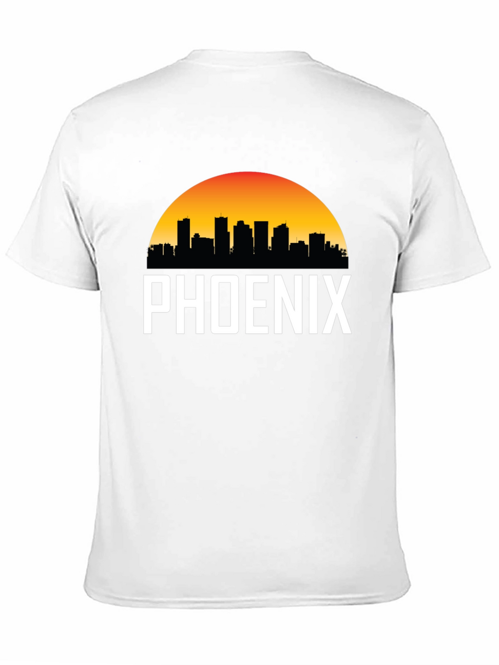 Phoenix Cityscape Graphic Tee - Black