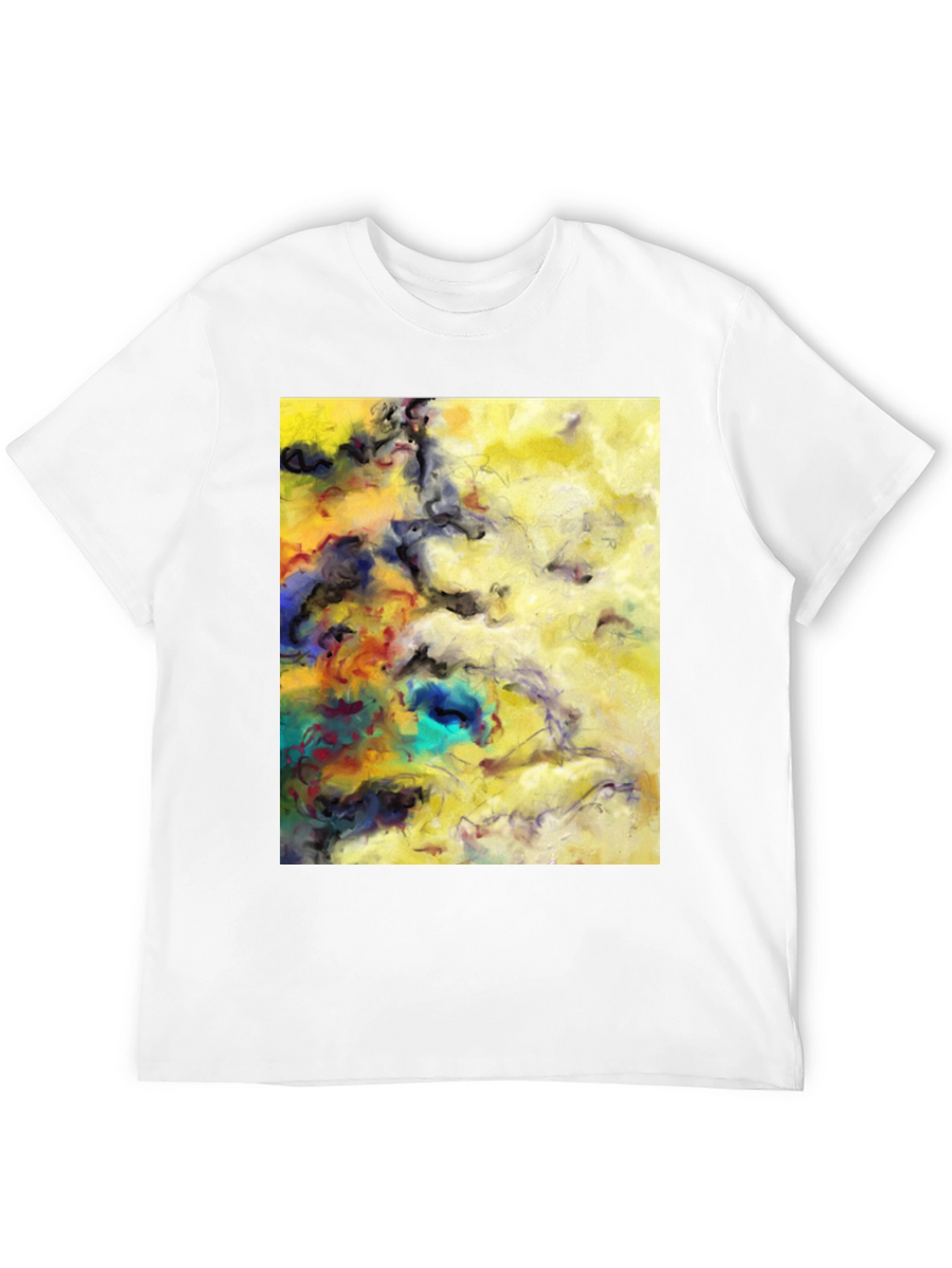 Abstract Art Graphic Tee - Modern Artistic Design