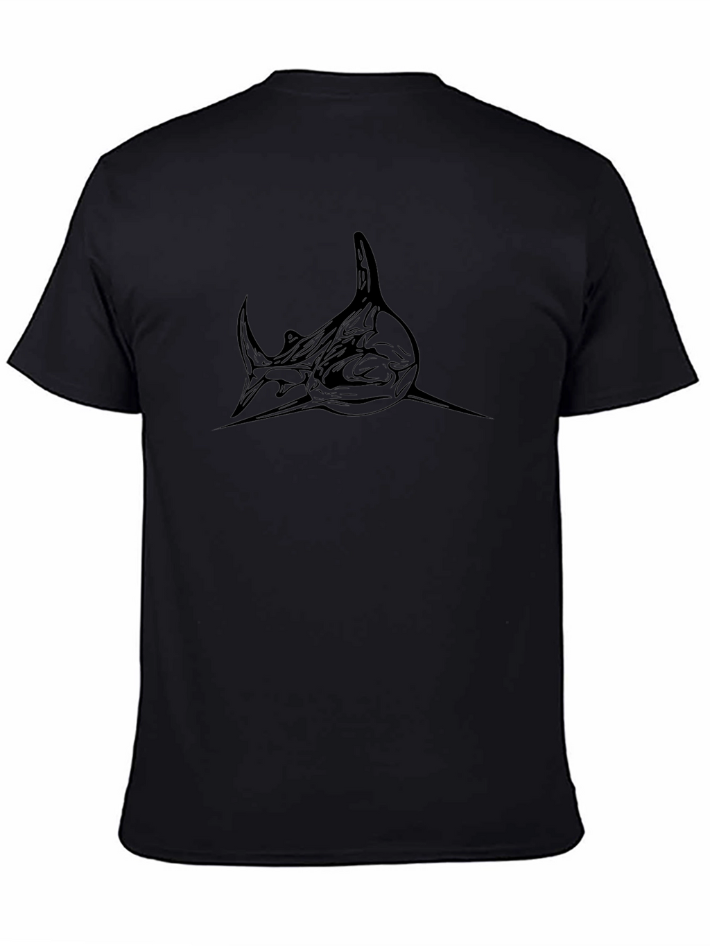 Black Shark Graphic Tee - Mens Stylish Casual Shirt