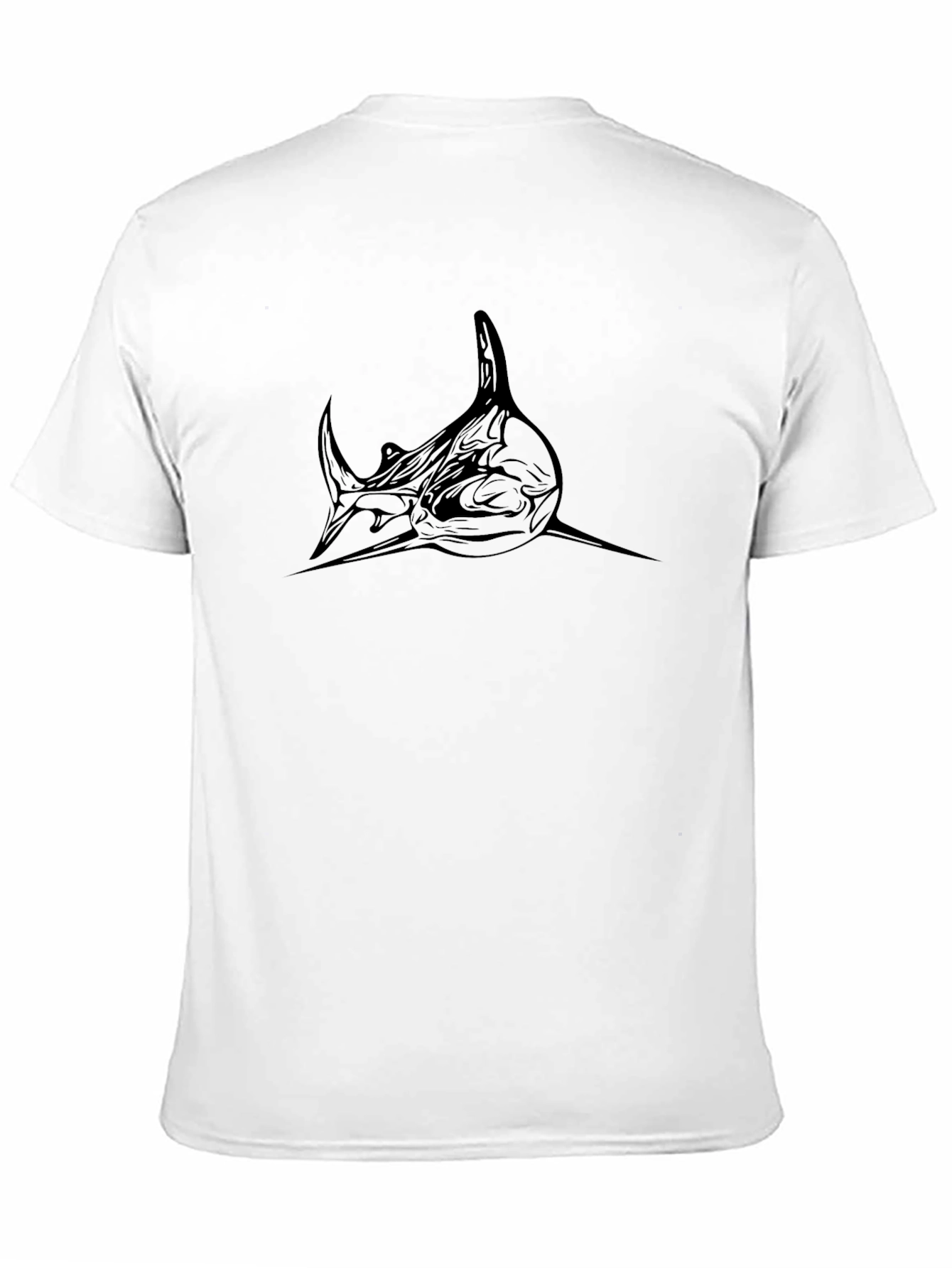 Black Shark Graphic Tee - Mens Stylish Casual Shirt