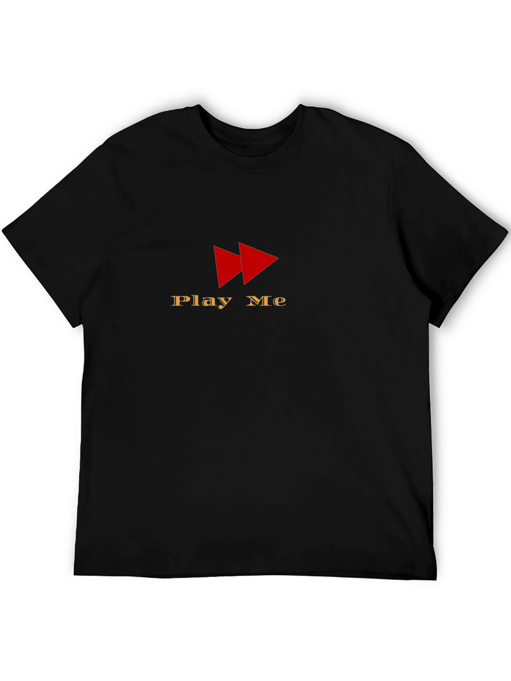 Play Me Graphic T-Shirt - Black