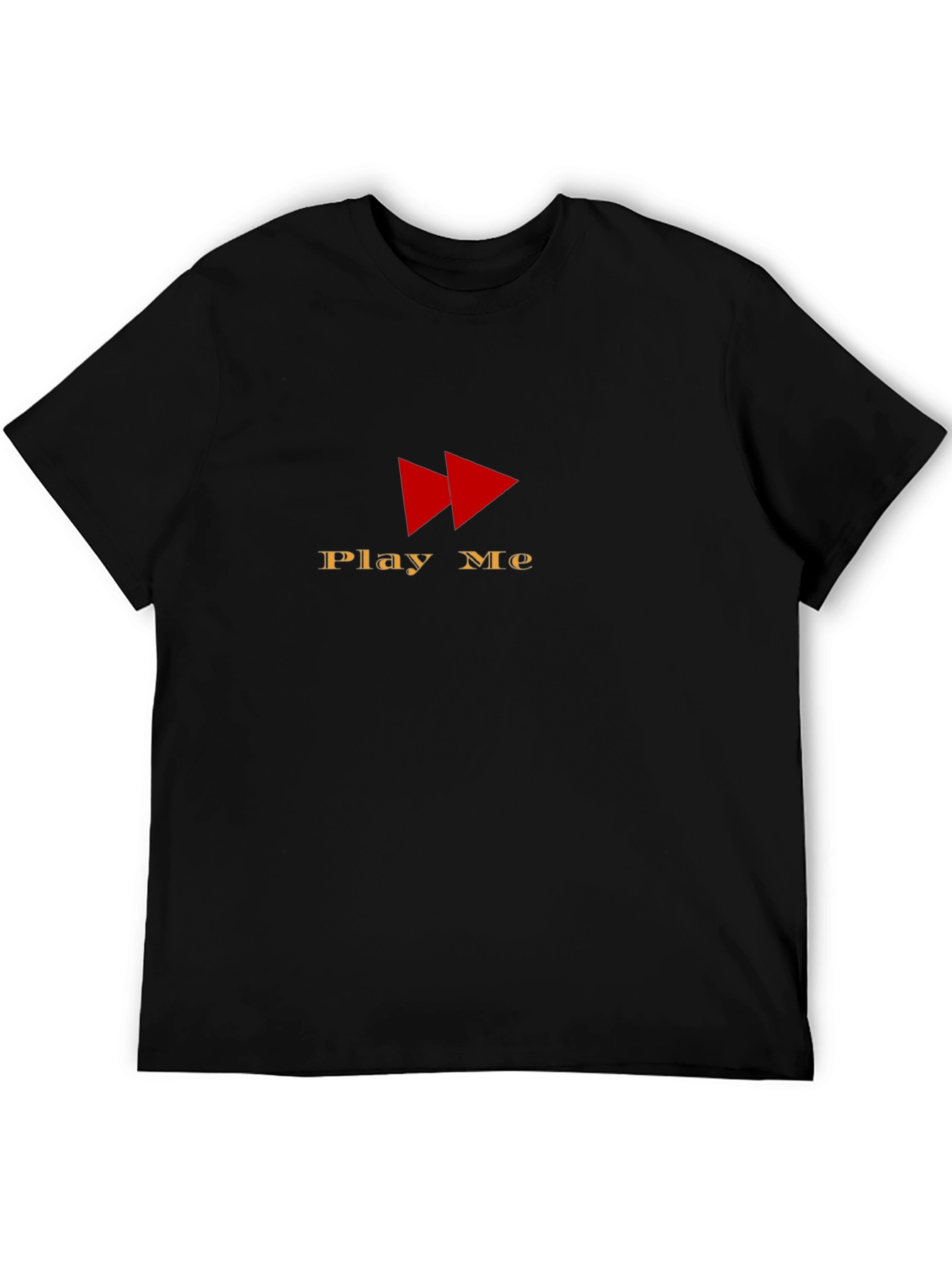 Play Me Graphic T-Shirt - Black