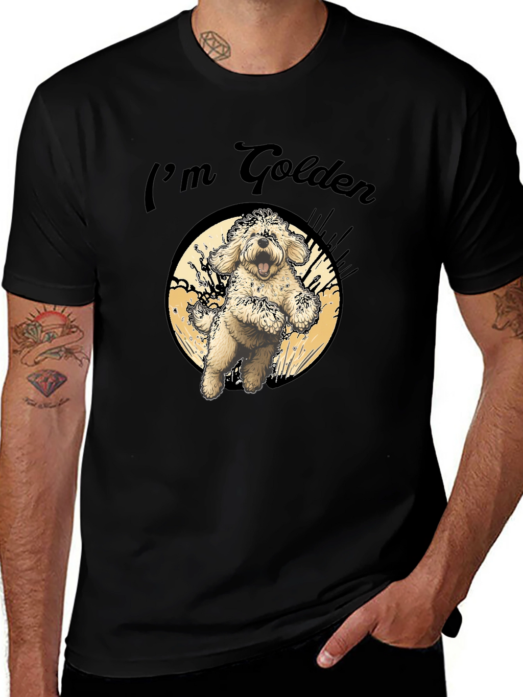 Im Golden T-Shirt - Cute Dog Design