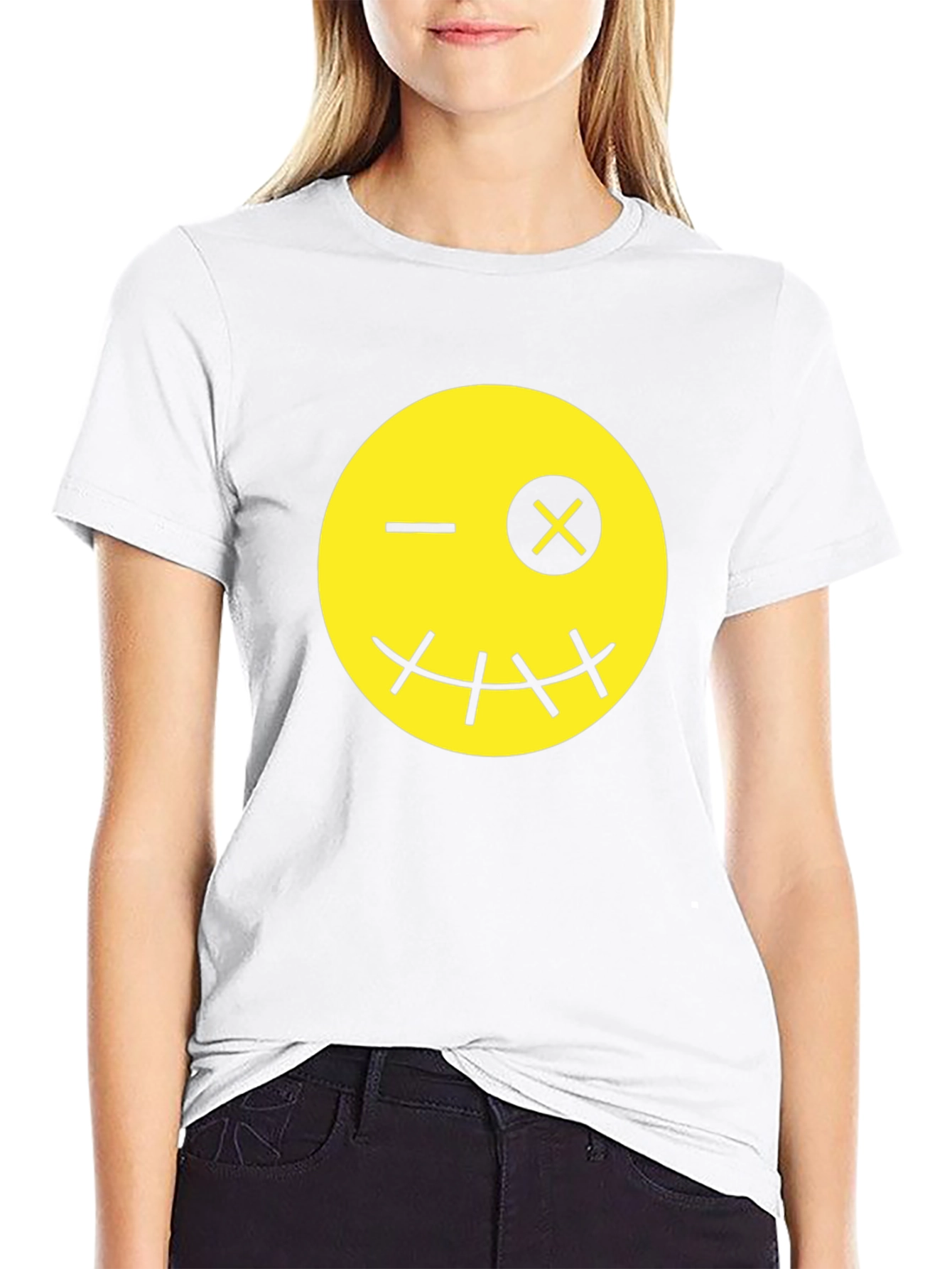 Winking Emoji Black T-Shirt