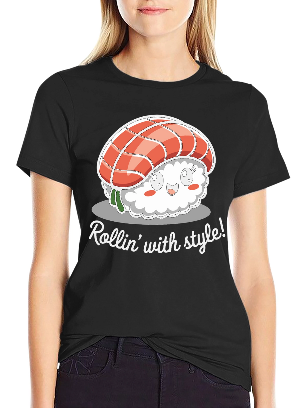 Rollin With Style Sushi Graphic Tee
