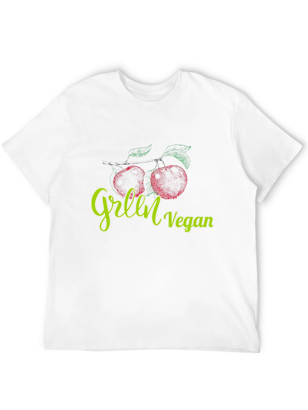 Green Vegan Graphic Tee - Stylish and Comfortable