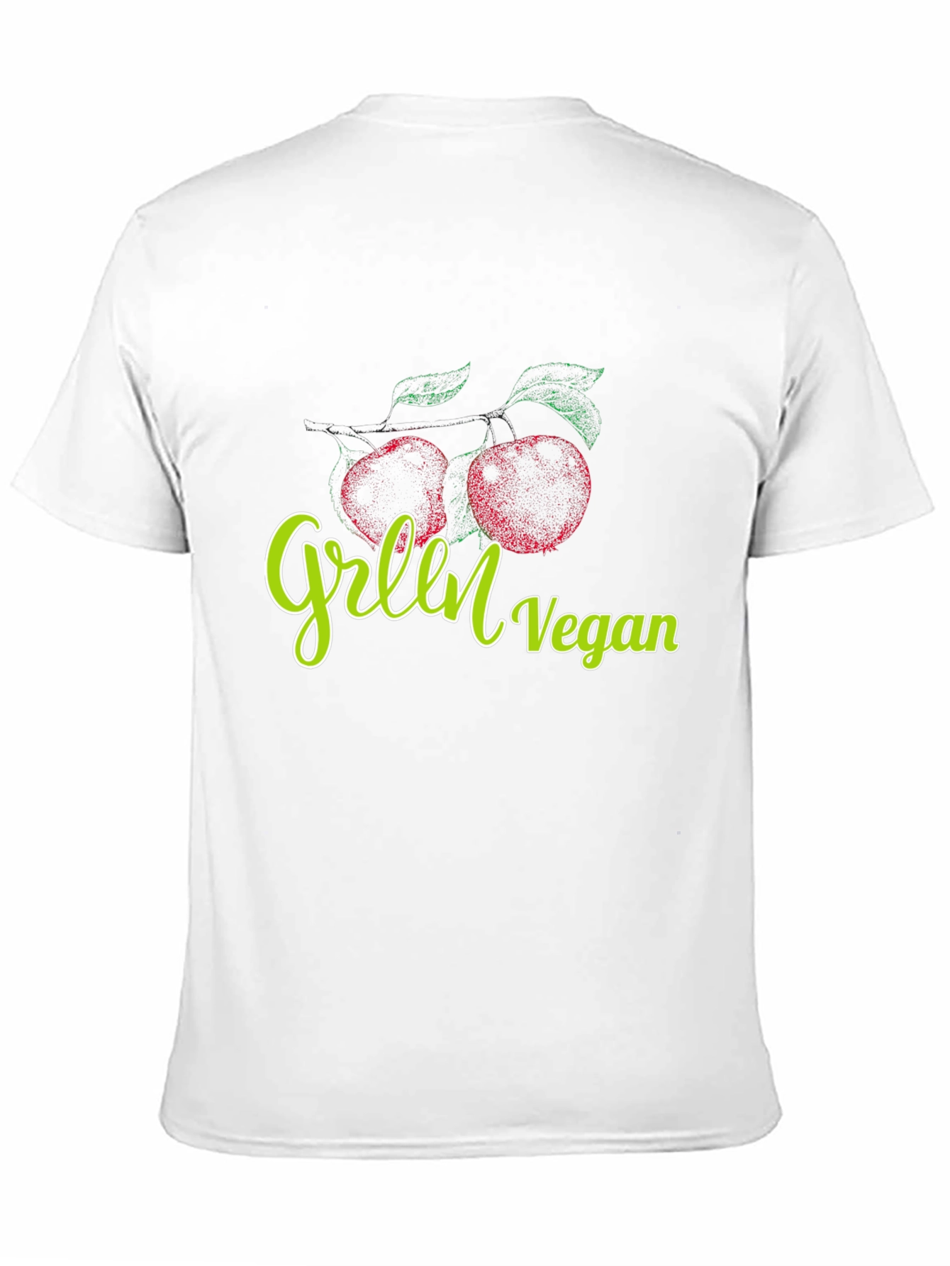 Green Vegan Graphic Tee - Stylish and Comfortable