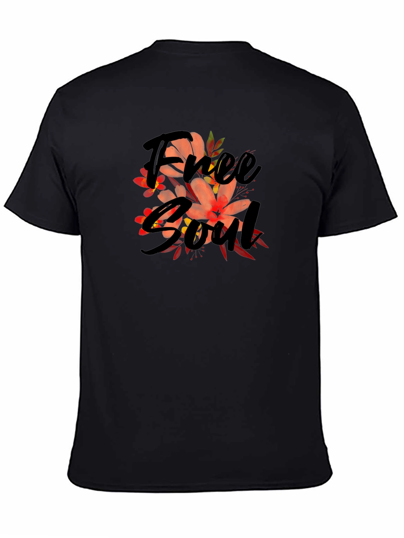 Free Soul Floral Graphic T-Shirt - Soft Cotton Tee