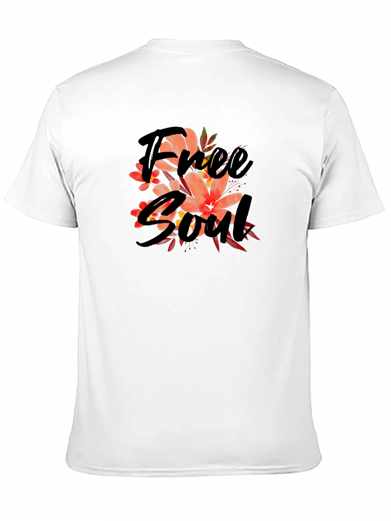 Free Soul Floral Graphic T-Shirt - Soft Cotton Tee