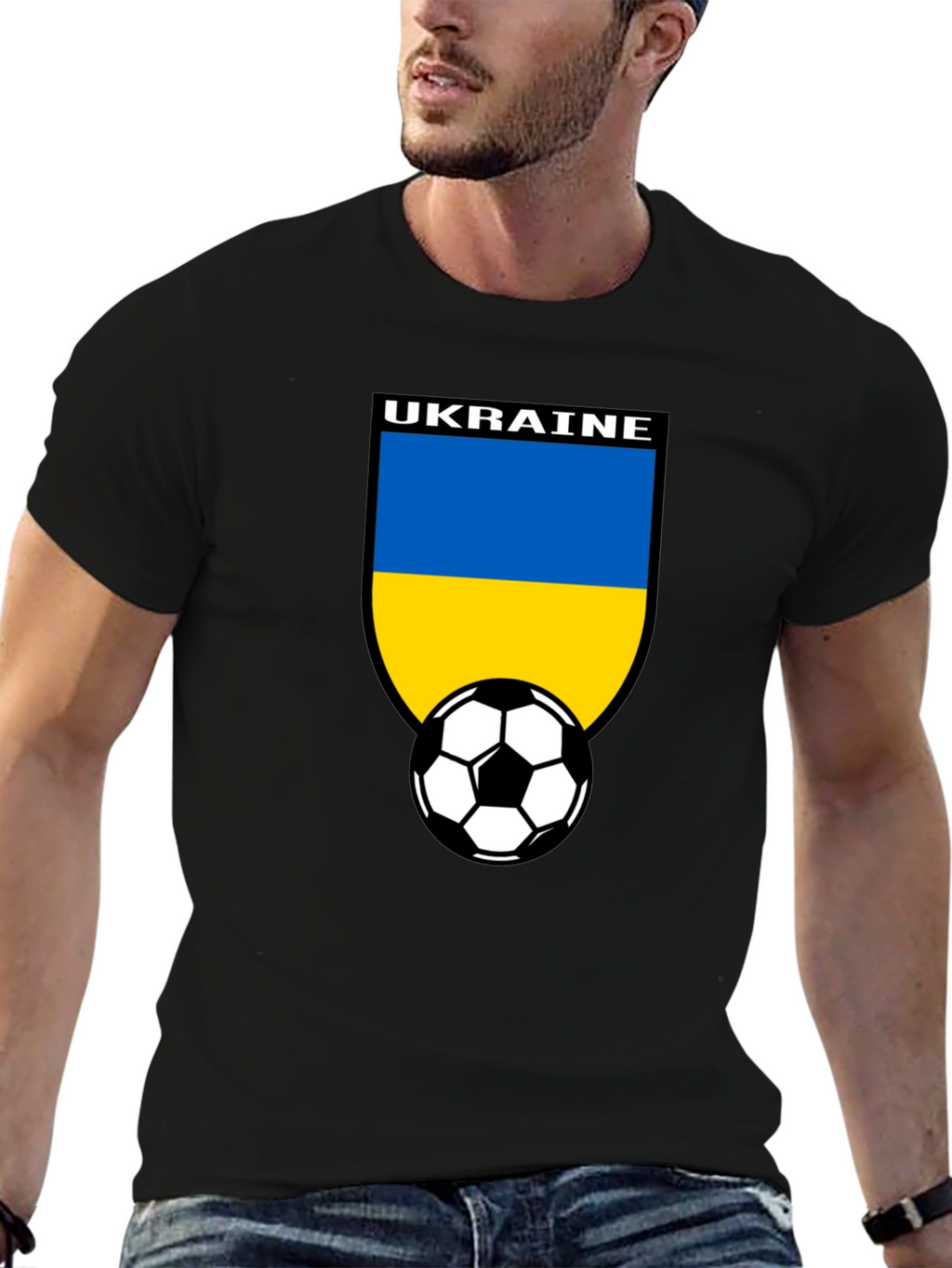 Ukraine Soccer T-Shirt - National Pride Football Tee