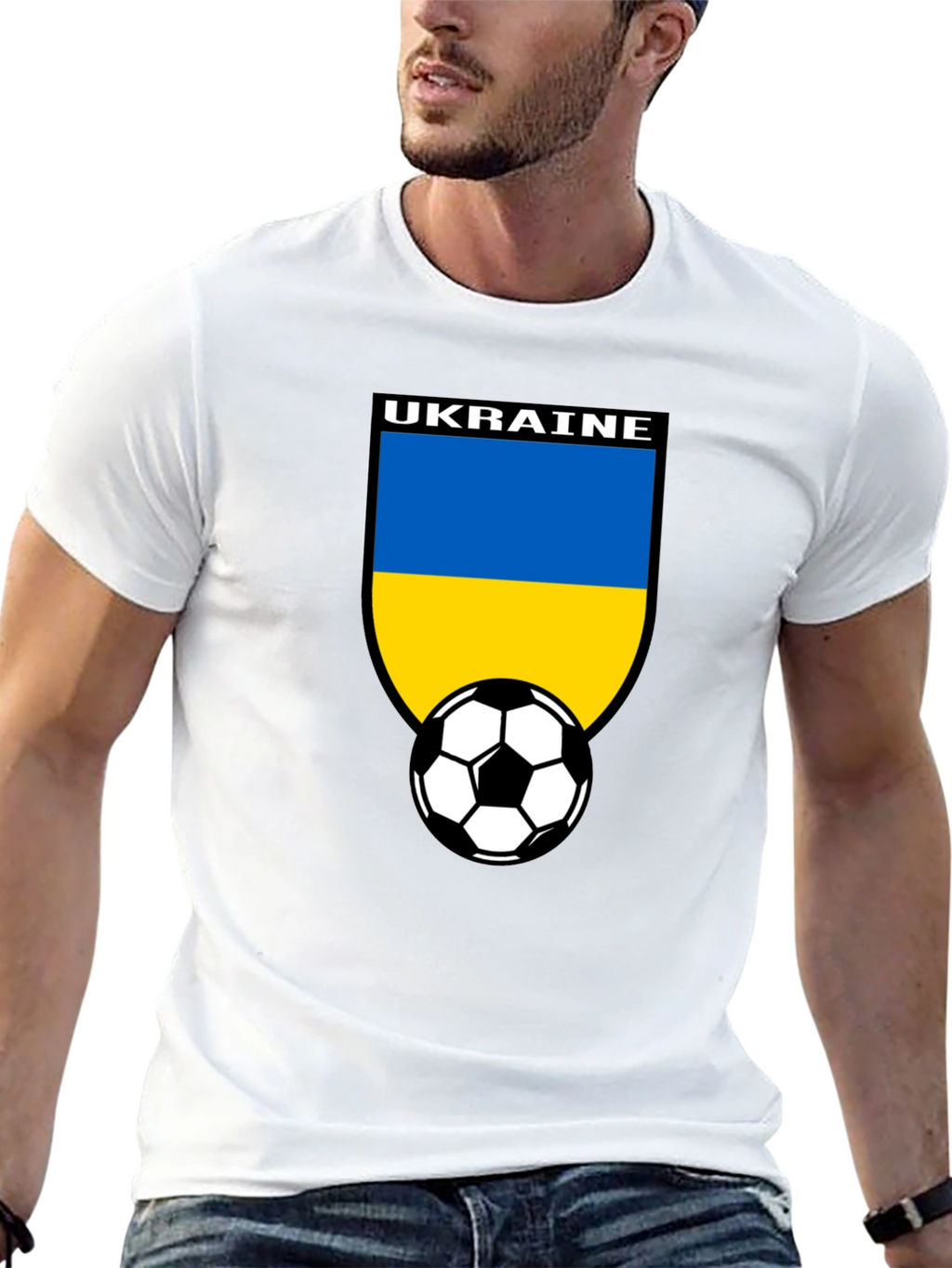 Ukraine Soccer T-Shirt - National Pride Football Tee