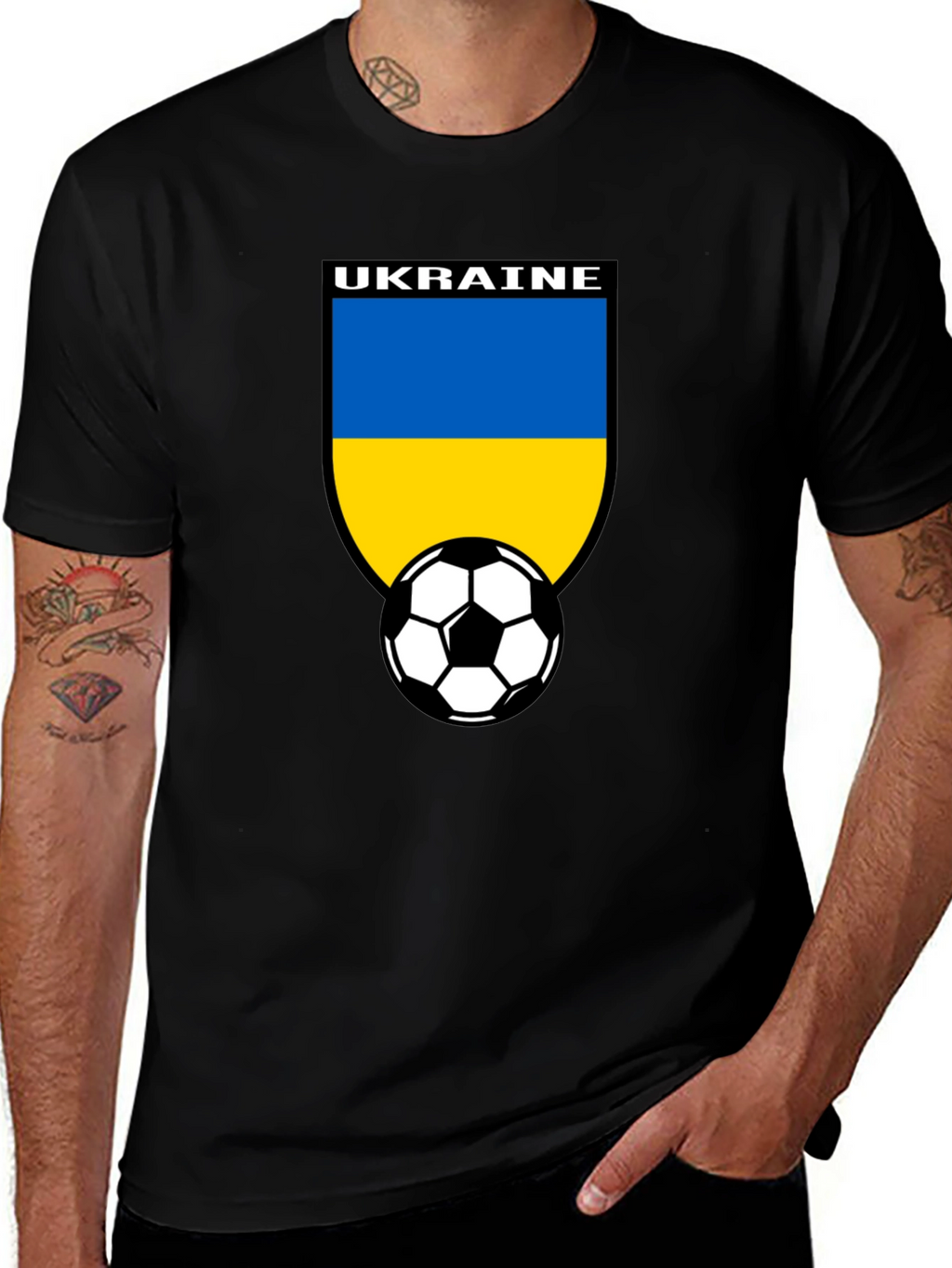 Ukraine Soccer T-Shirt - National Pride Football Tee