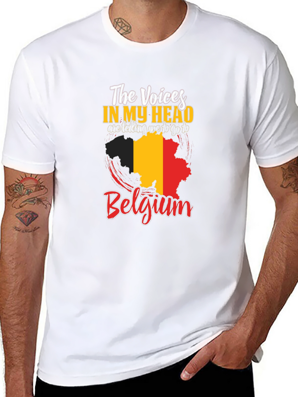 Voices In My Head Belgium T-Shirt
