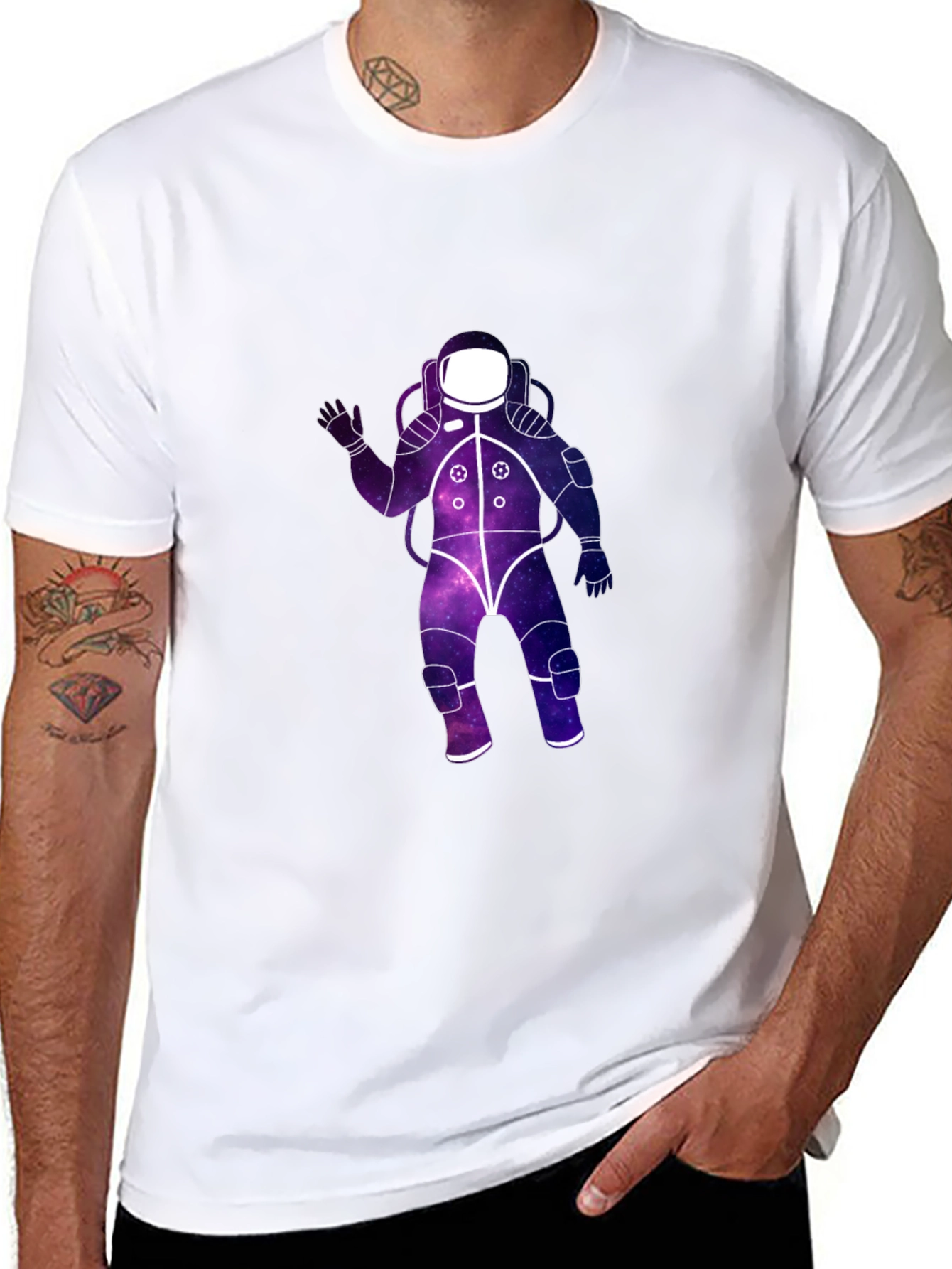 Galaxy Astronaut Graphic T-Shirt