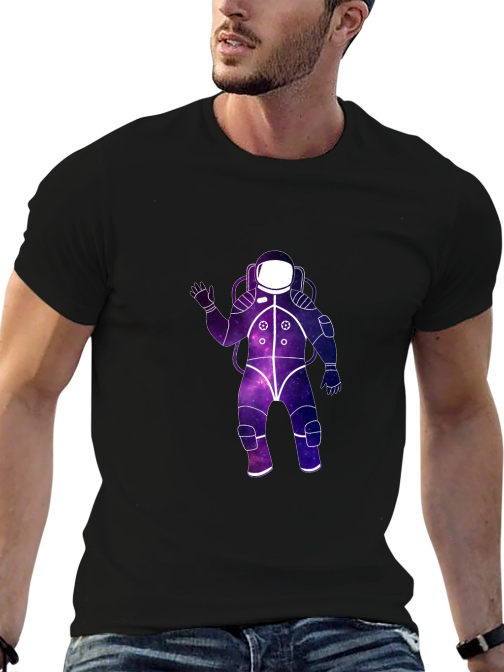 Galaxy Astronaut Graphic T-Shirt
