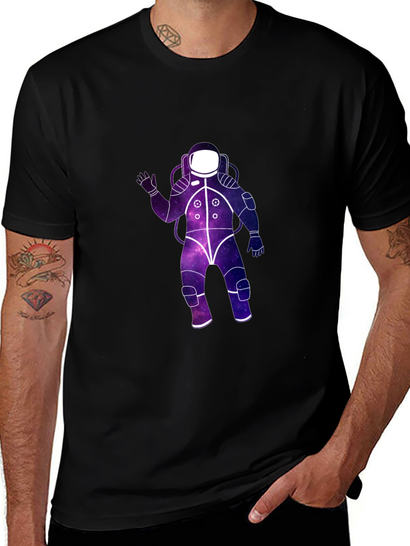 Galaxy Astronaut Graphic T-Shirt