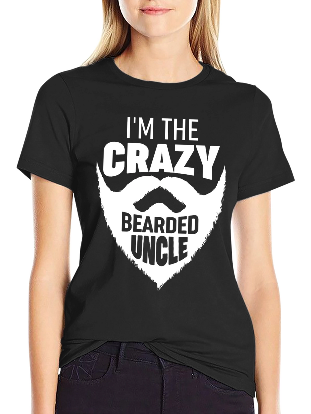 Crazy Bearded Uncle Graphic T-Shirt