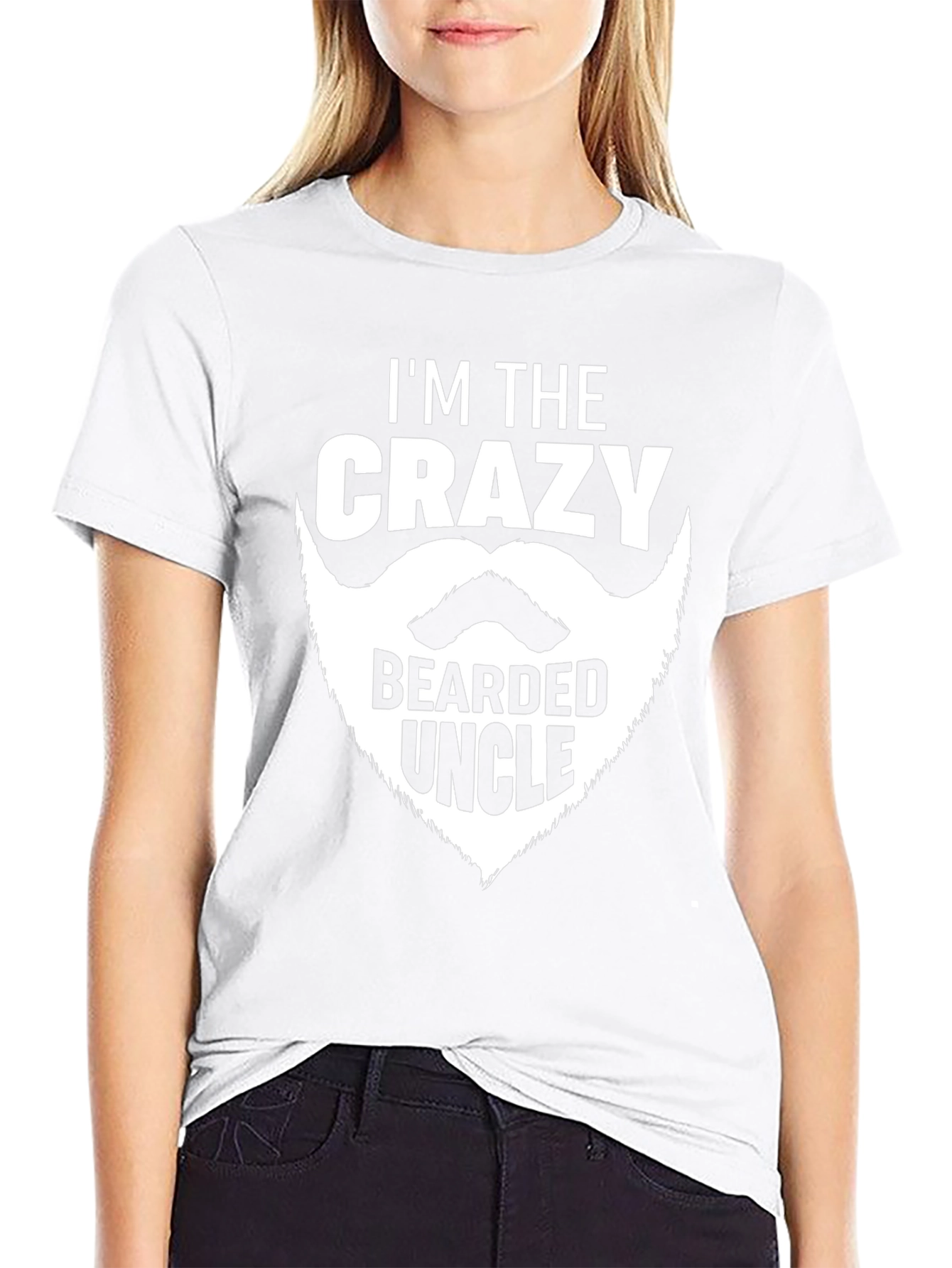 Crazy Bearded Uncle Graphic T-Shirt