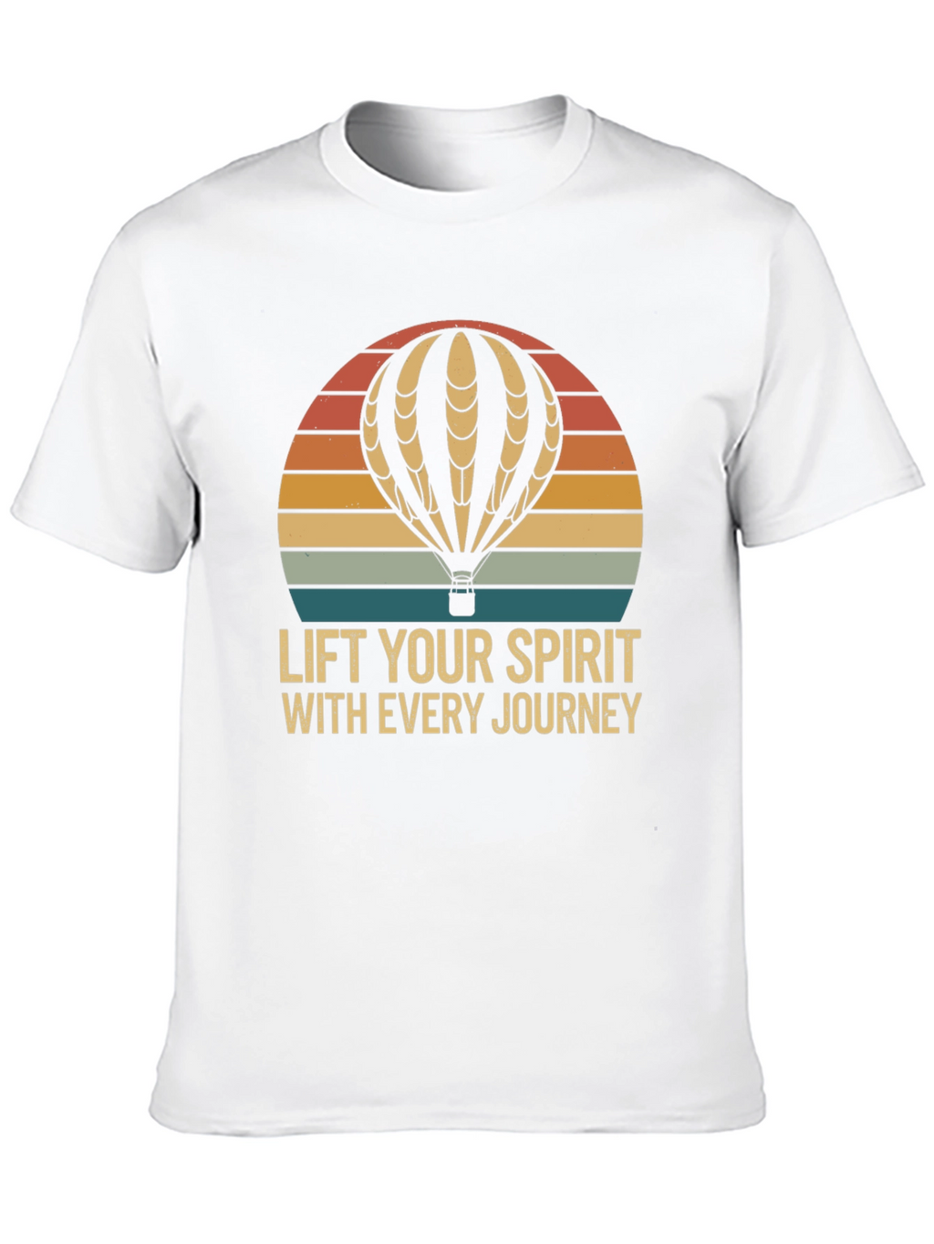 Lift Your Spirit Hot Air Balloon Graphic Tee