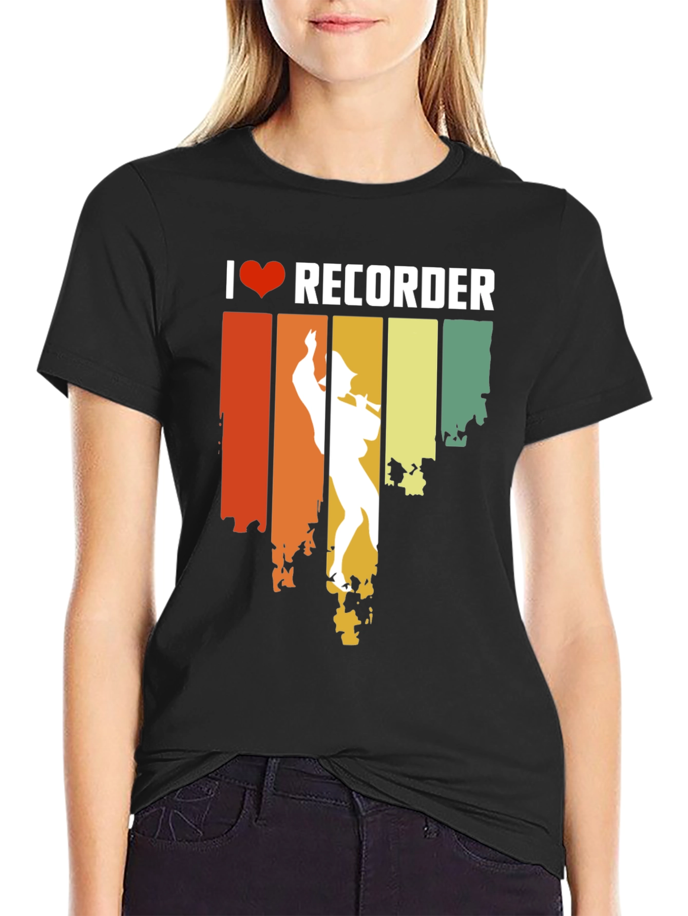 I Love Recorder T-Shirt
