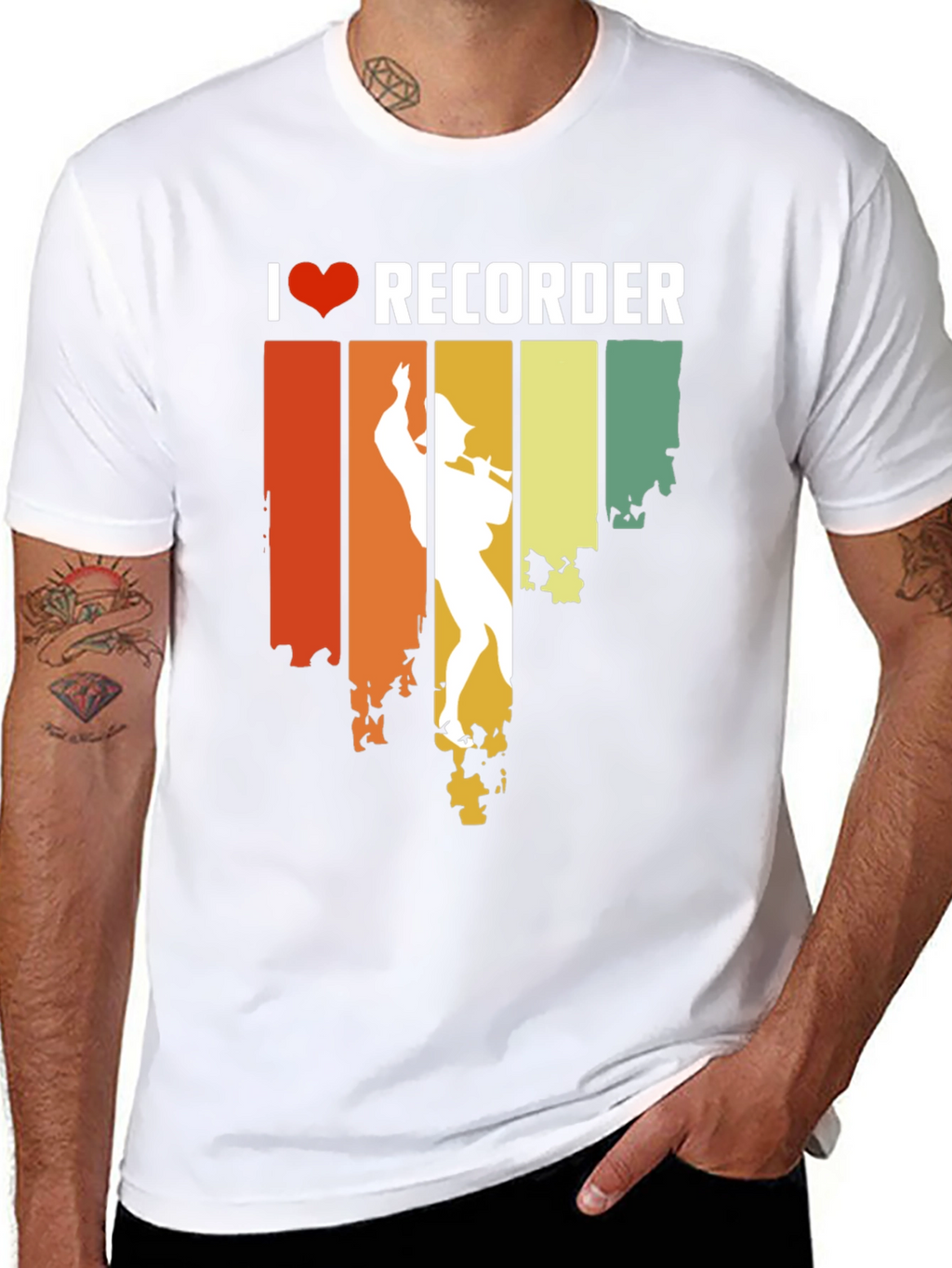I Love Recorder T-Shirt