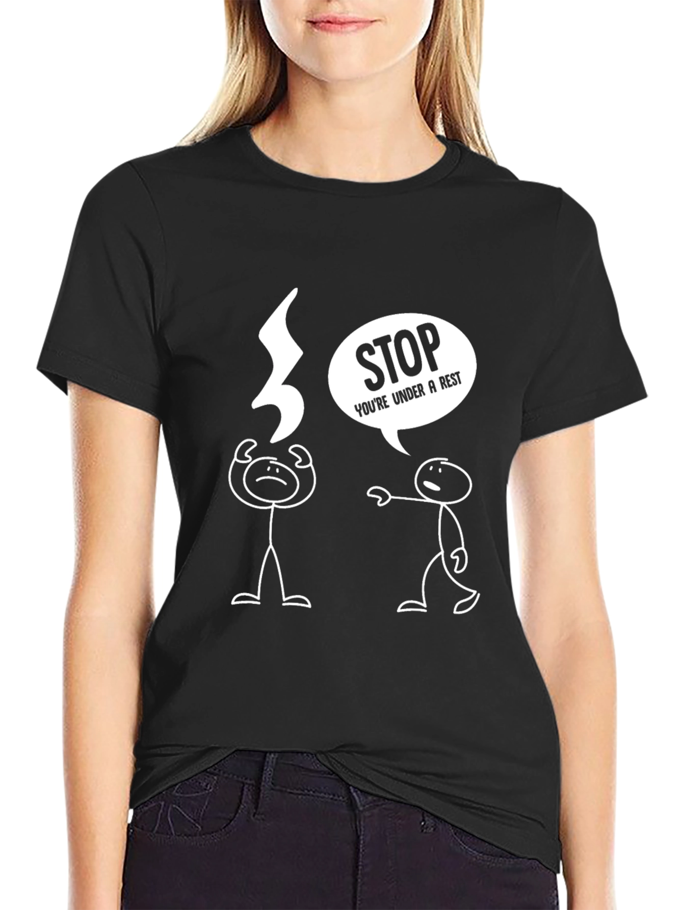 Funny Music Rest Pun T-Shirt