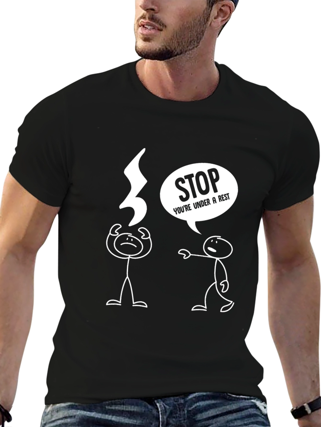 Funny Music Rest Pun T-Shirt