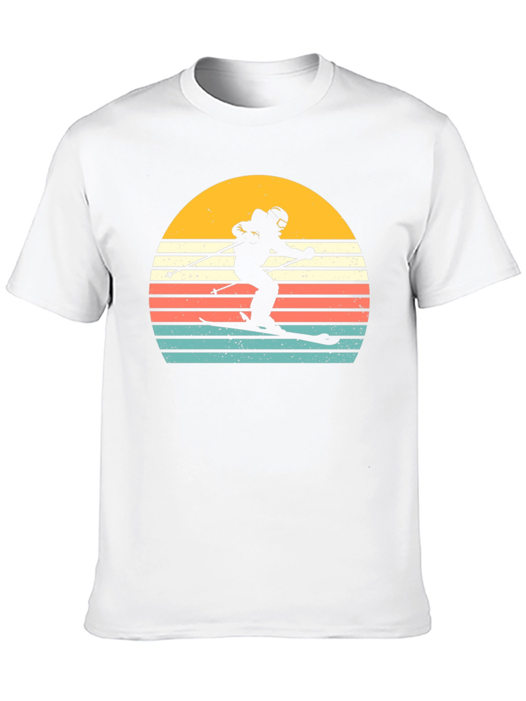 Retro Ski Sunset T-Shirt