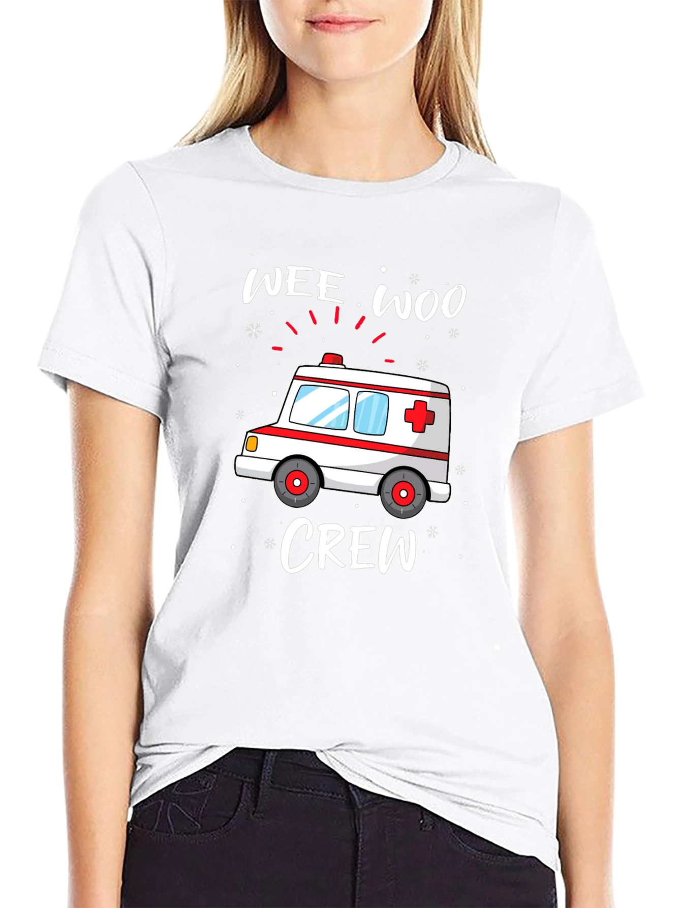 Wee Woo Crew Ambulance Graphic T-Shirt