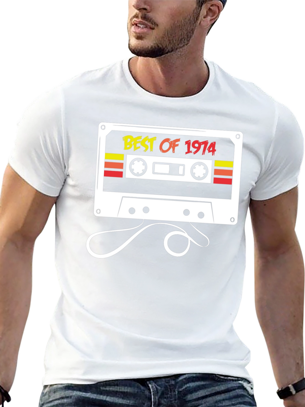 Best of 1974 Cassette Graphic T-Shirt