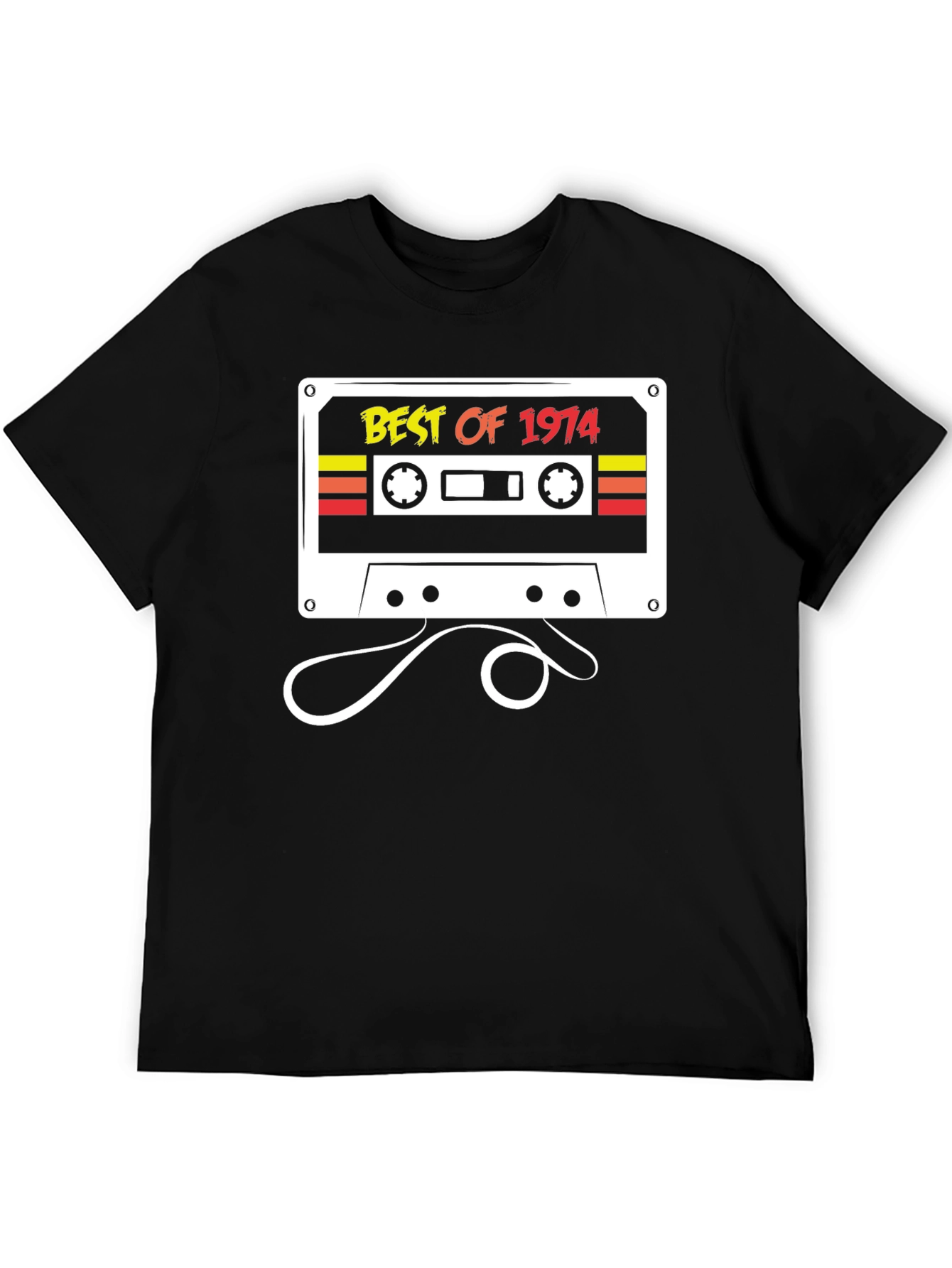 Best of 1974 Cassette Graphic T-Shirt