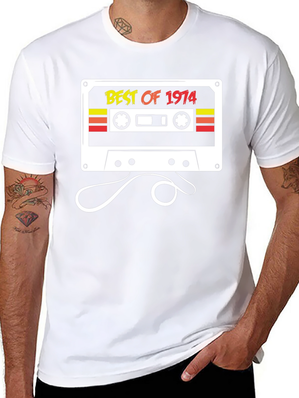 Best of 1974 Cassette Graphic T-Shirt