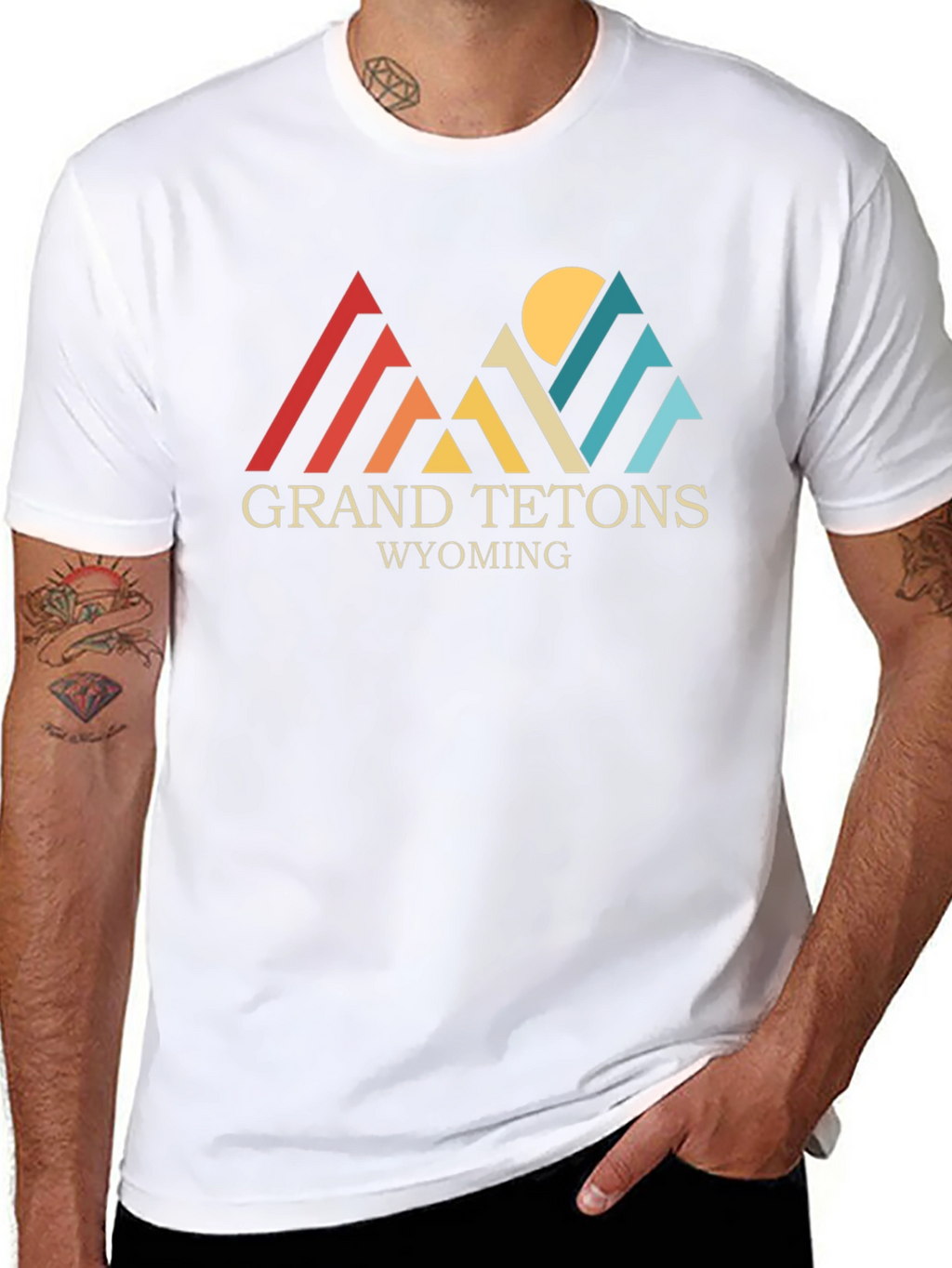 Grand Tetons Wyoming Graphic Tee