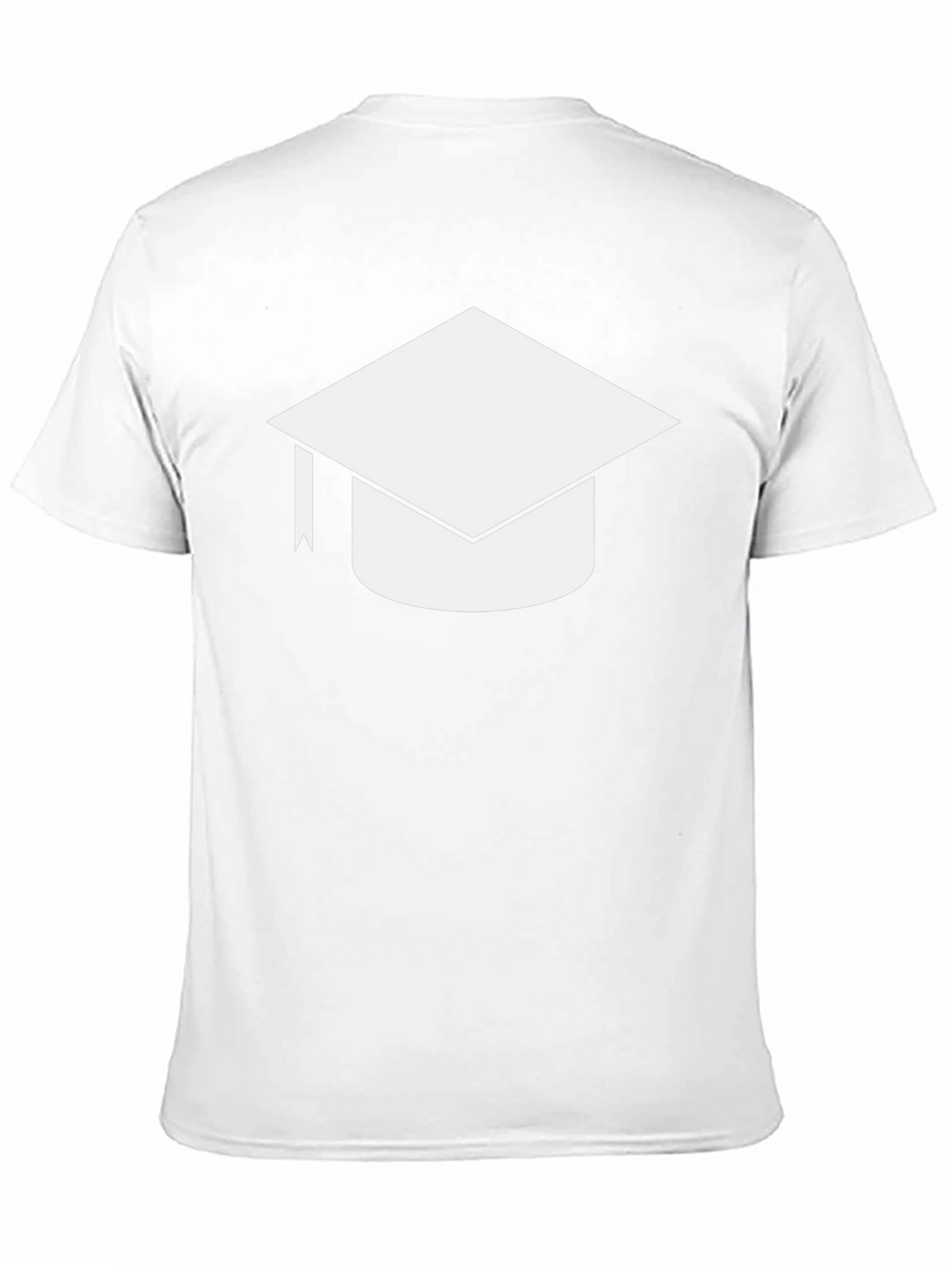 Graduation Cap Graphic Black T-Shirt