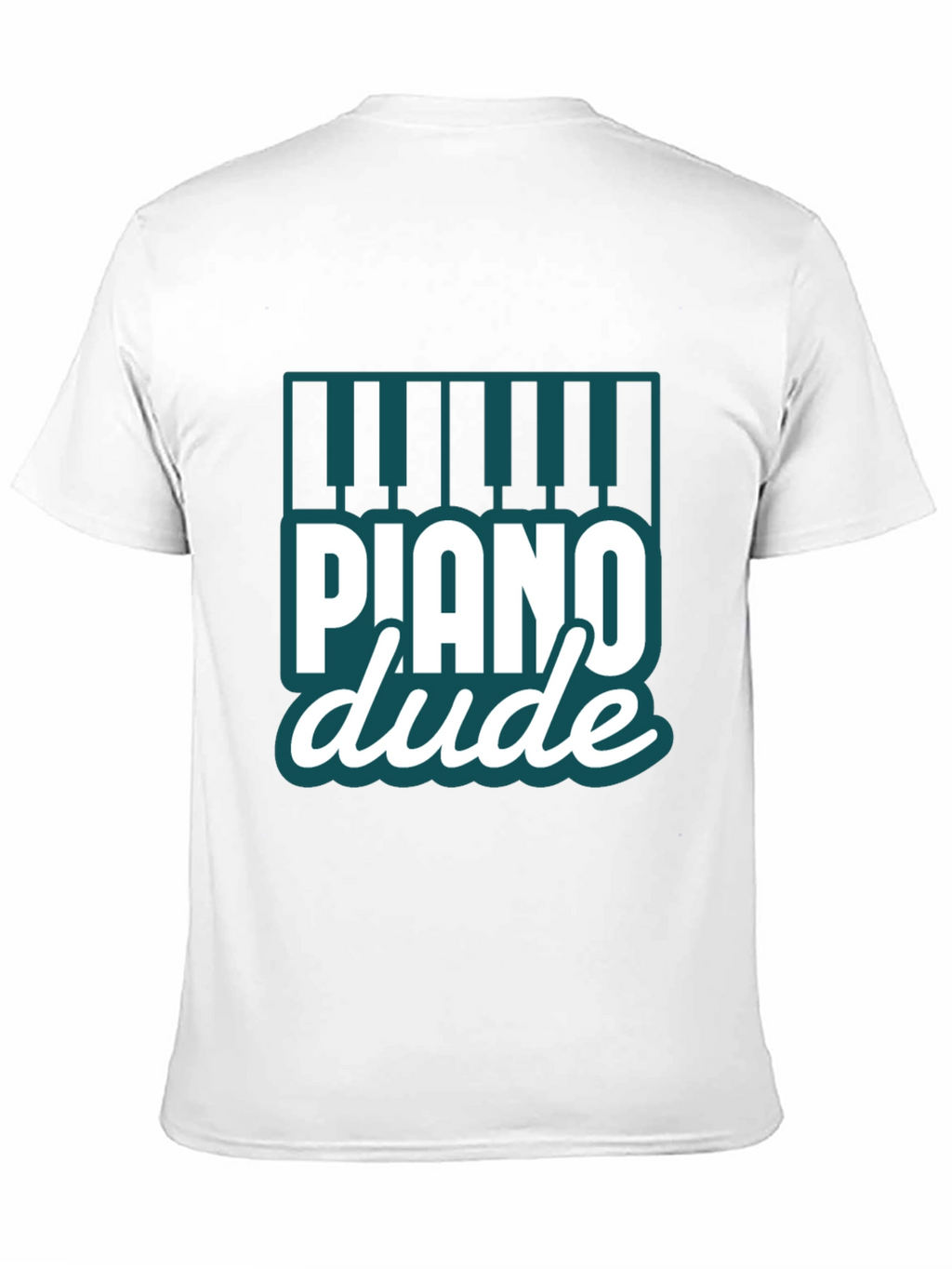 Piano Dude Black Graphic Tee