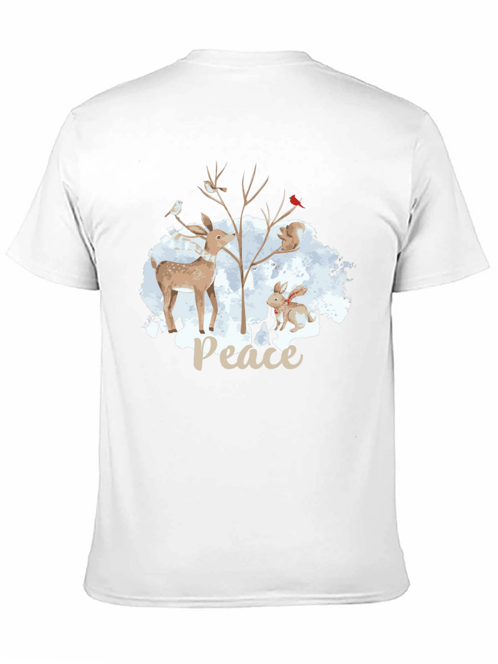 Peace Winter Animals T-Shirt