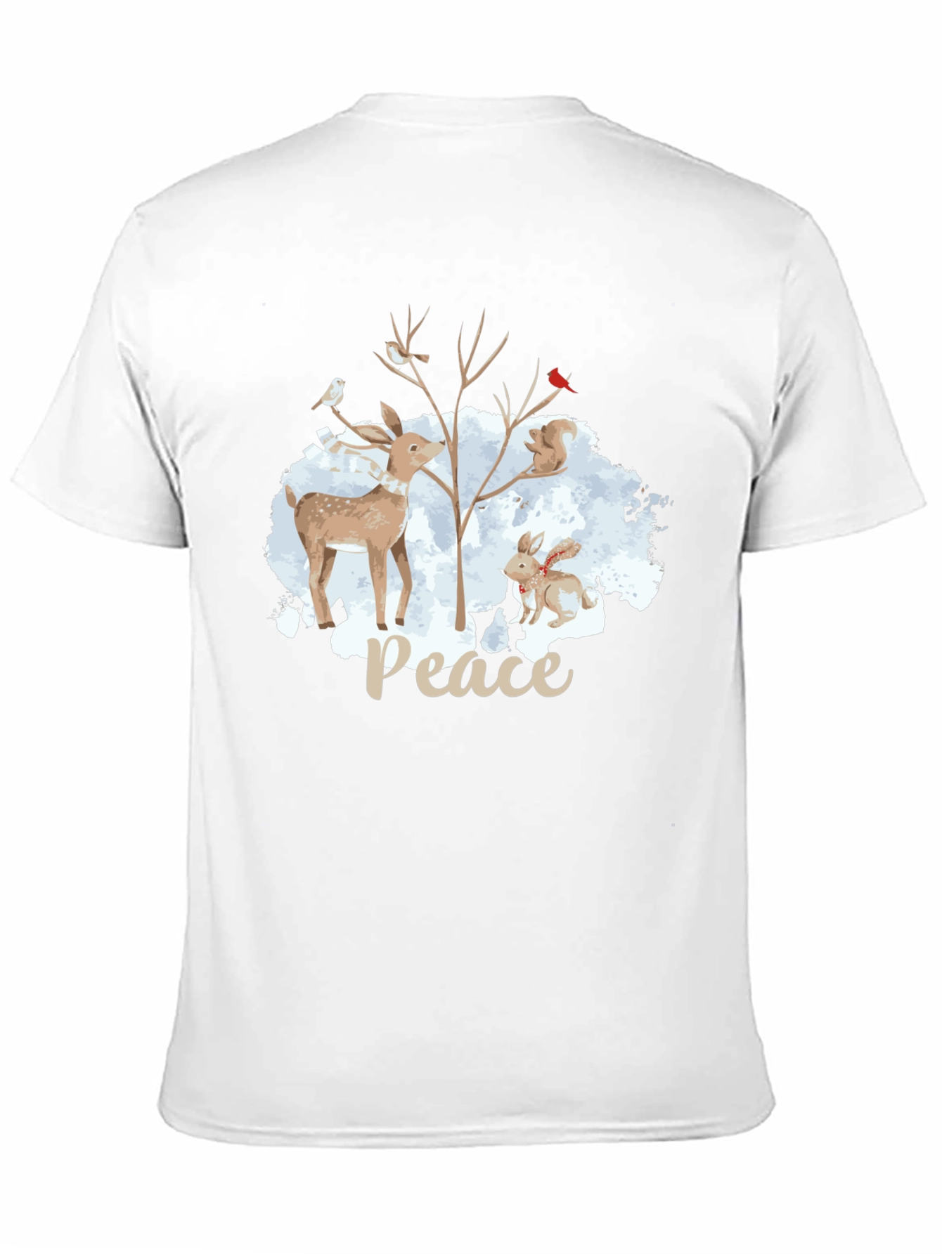 Peace Winter Animals T-Shirt