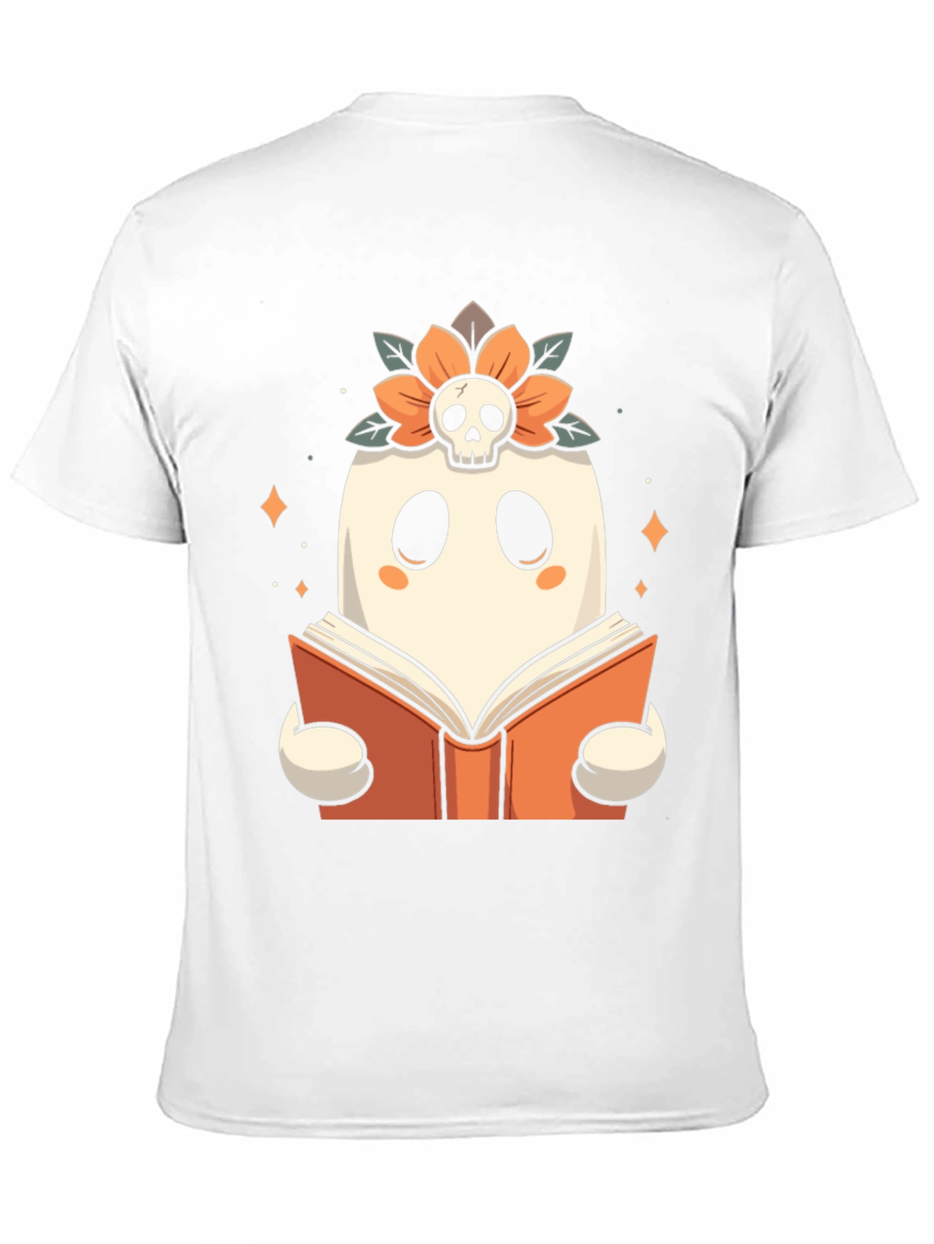 Ghost Reader T-Shirt: Spooky Season Style
